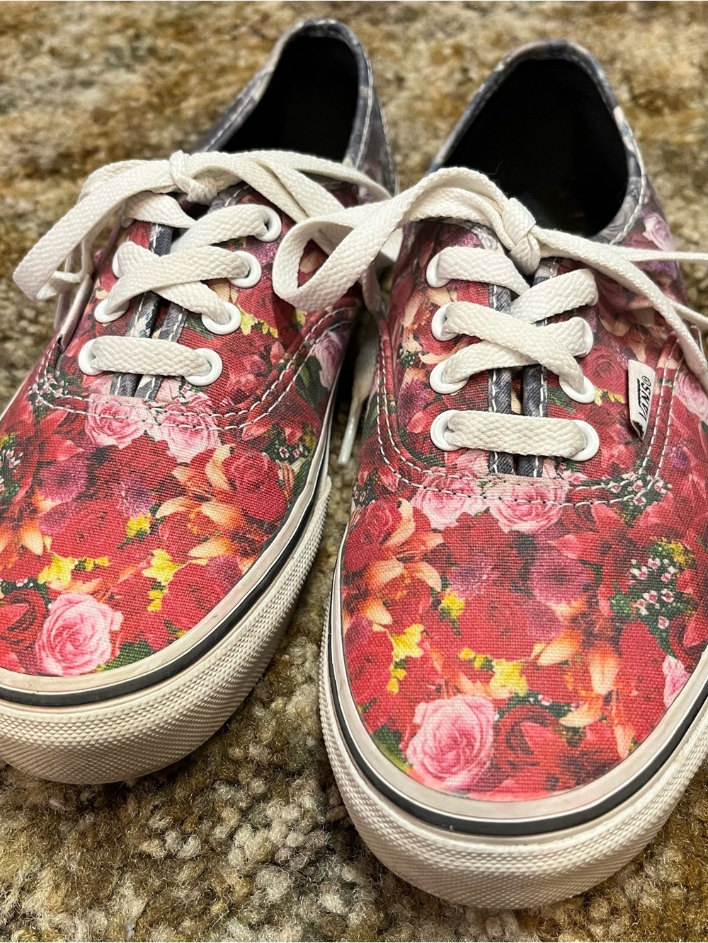 Vans Floral Canvas Sneakers